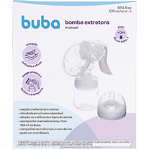 BOMBA TIRA LEITE MANUAL BUBA