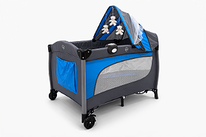 BERÇO BABY STYLE BALANÇO AZUL