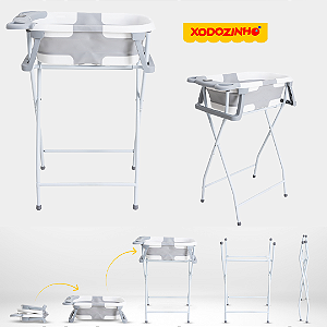 BANHEIRA DOBRAVEL KIDDO KOALA PLUS CINZA