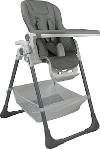 CADEIRA ALIMENTAÇAO PREMIUM BABY BELLE CINZA / GRAY CINZA