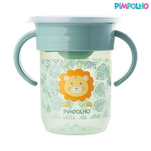 COPO PIMPOLHO 360° LEAO VERDE