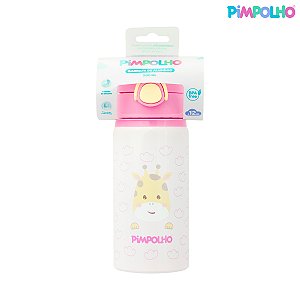 GARRAFA TERMICA PIMPOLHO GIRAFA ROSA
