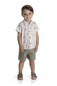 CONJUNTO RANDA MUNDU 10296 VERDE 3 ANOS