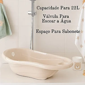 BANHEIRA ADOLETA ACONCHEGO 22LITROS LINHO
