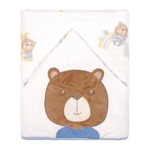 TOALHAO SOFT MAIS BABY JOY URSO SONINHO