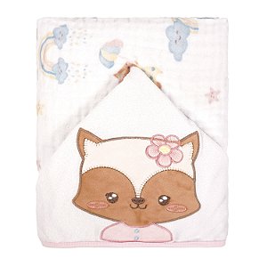 TOALHAO SOFT MAIS BABY JOY CHUVA DE ALEGRIA