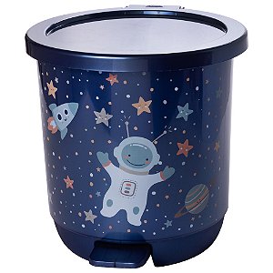 LIXEIRA PLASUTIL DECORA PEDAL - ASTRONAUTA