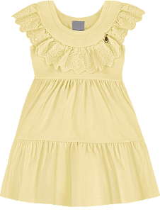 VESTIDO PULLA BULLA 53612 AMARELO MEDIO