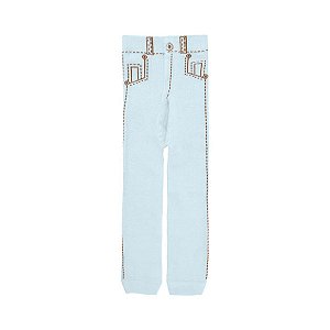 CALCA LEGGING PIMPOLHO JEANS CLARO 6/24 MESES
