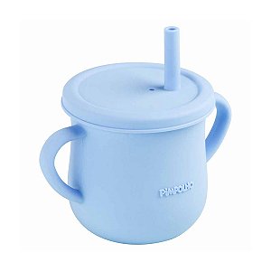 COPO PIMPOLHO SILICONE AZUL
