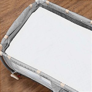 Lençol De Berço Desmontavel Mami Bichuus Liso - BRANCO