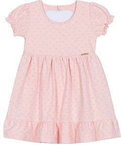 VESTIDO RANDA MUNDU 10632 ROSA 1 ANO