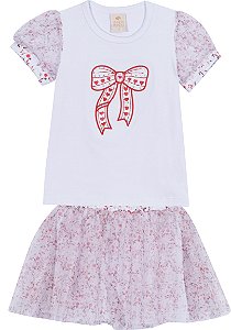 CONJUNTO RANDA MUNDU 10629 VERMELHO 2 ANOS