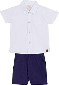 CONJUNTO RANDA MUNDU 10639 BRANCO 1 ANO