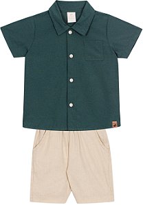 CONJUNTO RANDA MUNDU 10639 VERDE 1 ANO