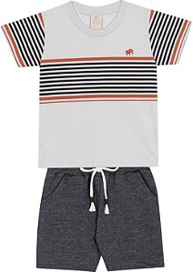 CONJUNTO RANDA MUNDU 10636 PRETO 1 ANO