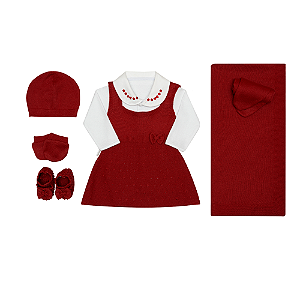 SAIDA DE MATERNIDADE TERNURA 326006 VERMELHO