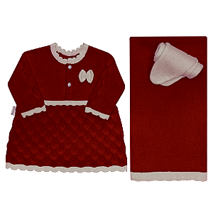 SAIDA DE MATERNIDADE TERNURA 326001 VERMELHO