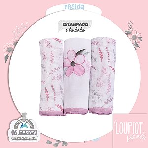 FRALDA LOUPIOT TEMAS CAIXA ROSE
