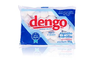 ALGODAO HIDROFILO EM BOLAS DENGO - 50GR