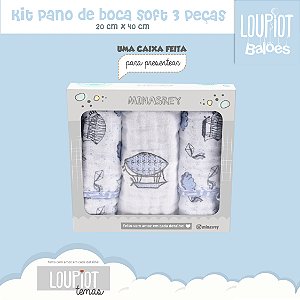 PANINHO DE BOCA SOFT TEMAS CAIXA AZUL