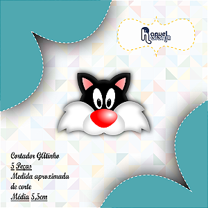 Kit Cortador Gatinho Preto