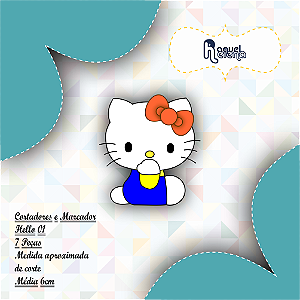 Kit Cortador e Marcador Hello Kitty Sentada 01