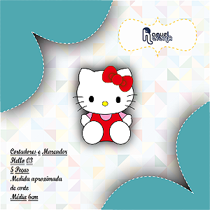 Kit Cortador e Marcador Hello Kitty Sentada 02