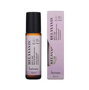 Roll-On Blend Óleos Essenciais Relaxante Via Aroma - 10ml