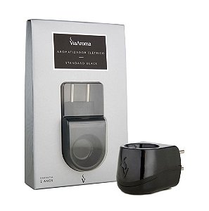 Aromatizador Elétrico Bivolt Standard Black Via Aroma