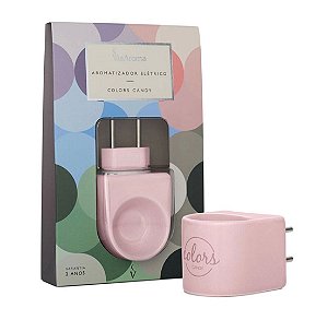 Aromatizador Elétrico Bivolt Colors Via Aroma - Rosa