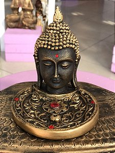 Incensário Busto Buda (marrom)