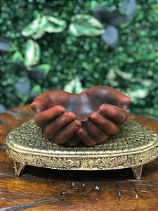 Mãos dar e receber (Vermelho envelhecido)