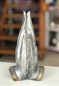 Mãos em prece (Prata)