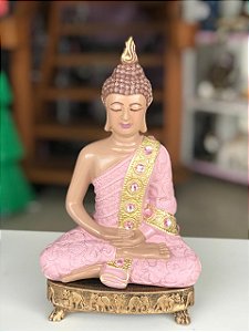 Buda meditação (Rosa)