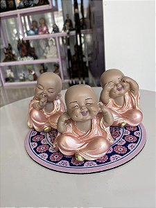 Trio da sabedoria M (Rosa cintilante)