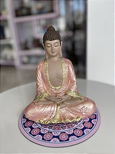 Buda meditação (Rosa cintilante)