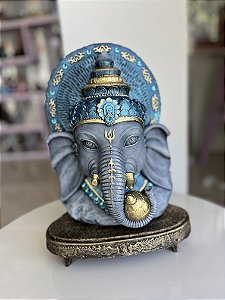 Busto Ganesha (azul)