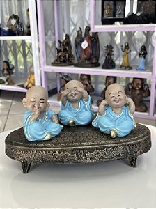 Trio de Budas apatita