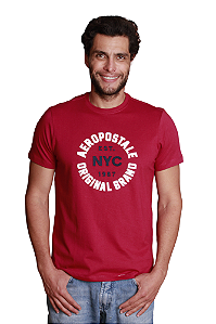 Camiseta Aeropostale 1987 Cor Bordo