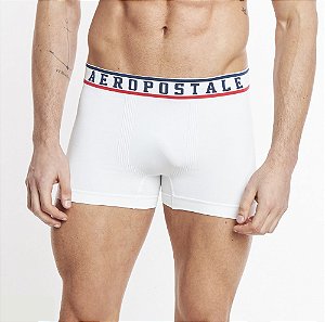 Cueca Aeropostale Boxer Modal Listrada Turquesa / Marinho - Sea