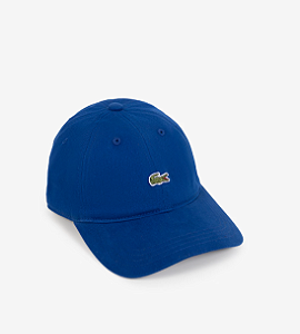 Boné Lacoste Aba Curva Strapcback Logo Masculino Cor Azul