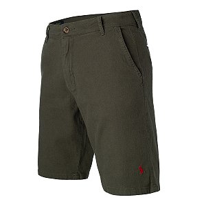 Bermuda Ralph Lauren Masculina Linho Cor Verde Oliva