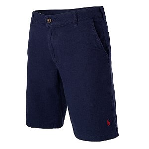 Bermuda Ralph Lauren Masculina Linho Cor Marinho