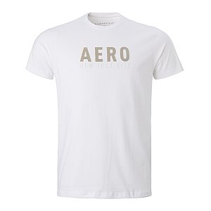 Camiseta Aeropostale Masculina New Cor Branca