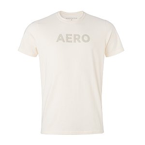 Camiseta Aeropostale Masculina Aero Cor Off White
