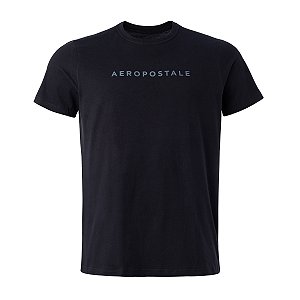 Camiseta Aeropostale Masculina Silk Cor Preta