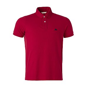 Polo Aeropostale Masculina Piquet A87 Cor Vermelha