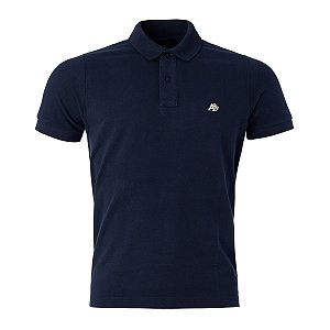 Polo Aeropostale Masculina Piquet A87 Cor Marinho