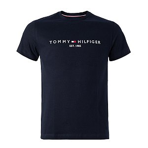 Camiseta Tommy Hilfiger Masculina Core Logo Tee Marinho